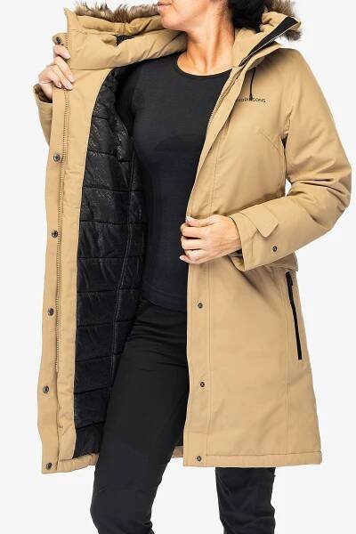 Dámský kabát Didriksons Erika Parka 3 - wood