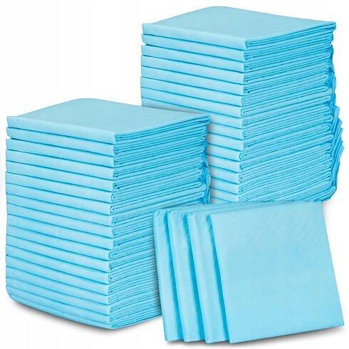 HYGIENICKÉ ABSORPČNÍ PODLOŽKY NA JEDNO POUŽITÍ PRO PŘEBALOVÁNÍ 60x90 40 KUSŮ