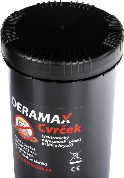 Deramax-Cvrček Elektronický plašič (odpuzovač) krtků a hryzců
