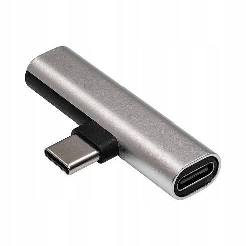Adaptér AK-AD-71 USB type C / USB type C / Jack 3.5mm DAC