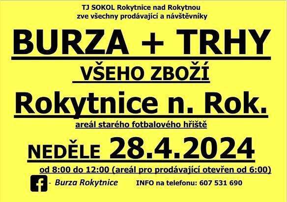 BURZA + TRHY Rokytnice - TřebíčLive.cz - Akce v Třebíči a okolí
