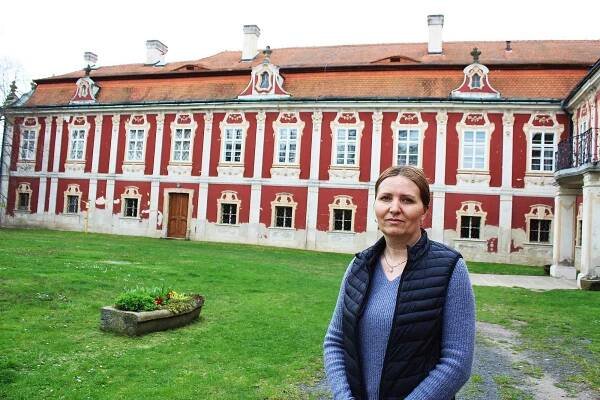 Kastelánka zámku Stekník Jana Zajíčková