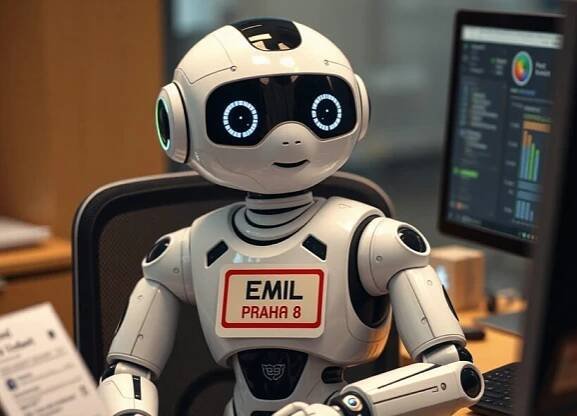 K efektivnějšímu vyřizování přestupků za špatné parkování využívá radnice Prahy 8 software s umělou inteligencí – robota Emila.