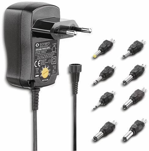 Sonero X-Ps015 Napájecí adaptér + 9 adaptérů