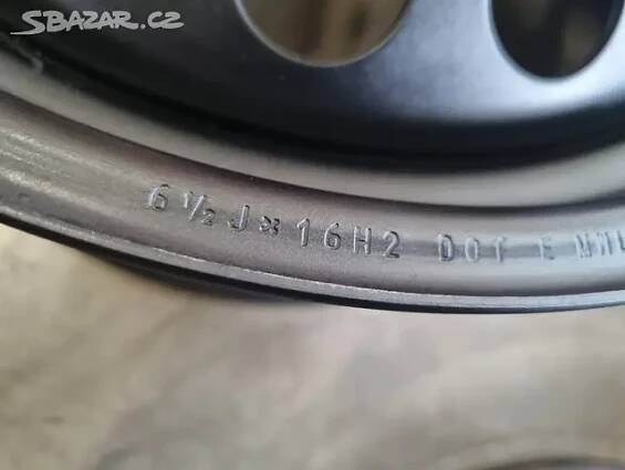 Plech disky VW Touran 2,Caddy 6,5J16 5X112 ET48