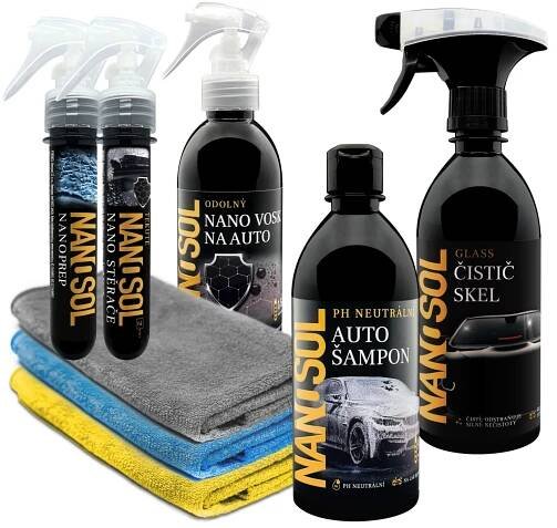 Sada na auto NANO kosmetika 7v1