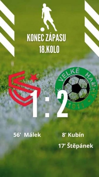 FK Velké Hamry 1911 | Utkání | Muži A: 4. česká fotbalová liga - skupina C 2024 - 2025