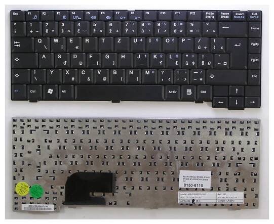 česká klávesnice Fujitsu Siemens Amilo A7645 M1425g M7405 M7424 černá CZ