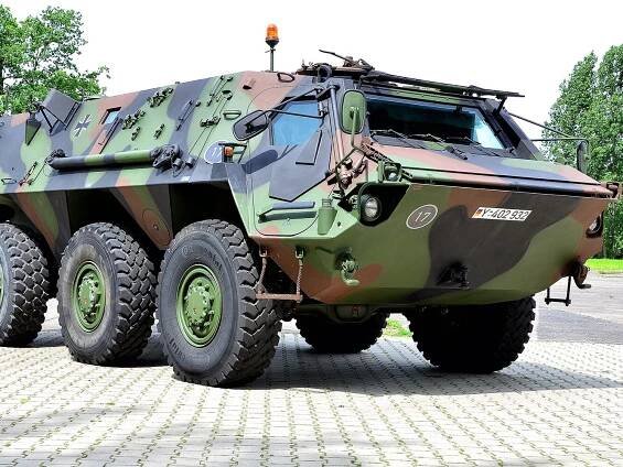Rheinmetall bude na Ukrajině vyrábět obrněná vozidla Fuchs a Lynx