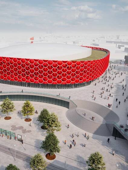 Multifunkční aréna v Olomouci - Arena Olomouc