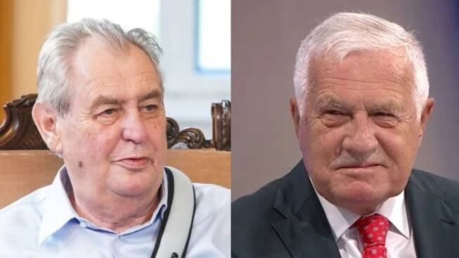 Nech se očkovat, Václave. Riskuješ, že tě covid dožene, radí Zeman Klausovi