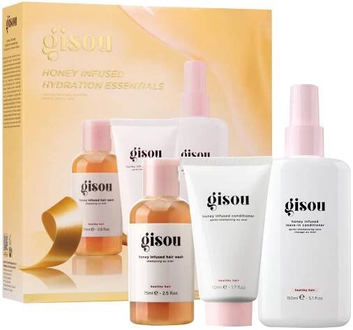 Gisou Honey Infused 3-Step Hydration Essentials Gift Set