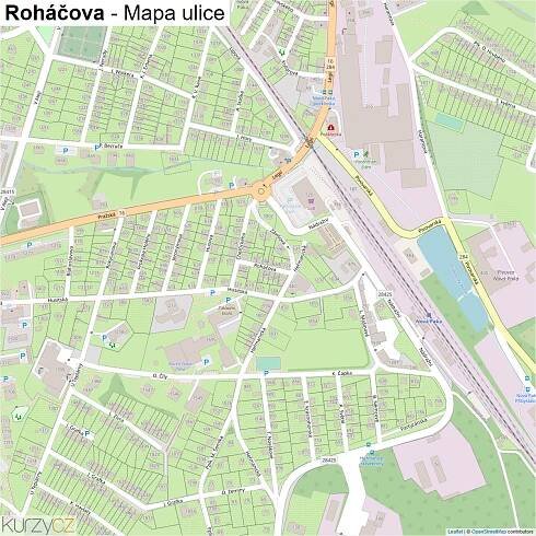 Roháčova - mapy | Kurzy.cz