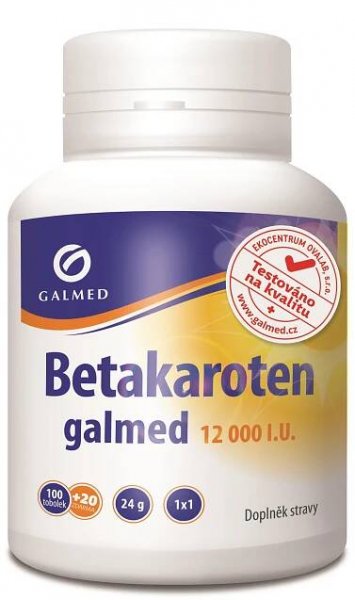 Galmed Betakaroten 12 000 IU, 100+20 tobolek