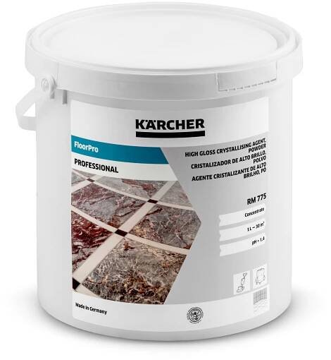 Krystalizační přípravek pro vysoký lesk RM 775, prášek, 5kg