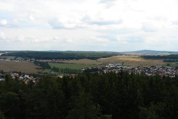 panorama Újezd Červený Hrádek