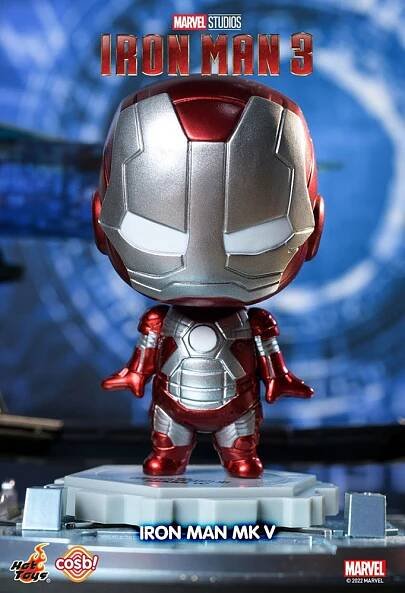 Iron Man 3 Cosbi Mini Figurka Iron Man Mark 5 8 cm Hot Toys