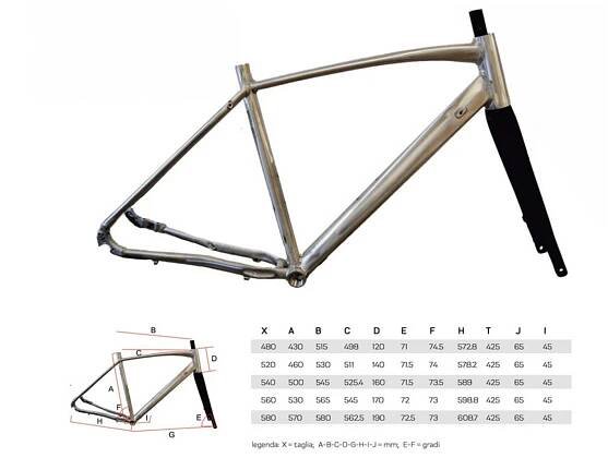 Rám Alu Gravel - Cyklokrosový + karbonová vidlice, pro kotoučové brzdy - velikost 50cm | Spyder | rámy | Koloneto.cz