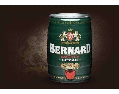 Bernard světlý ležák 12° 5 l (sud)