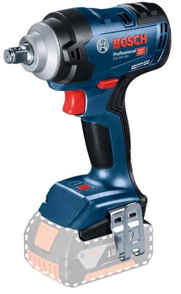 Aku rázový utahovák Bosch GDS 18V-400, 1/2", solo, kufr