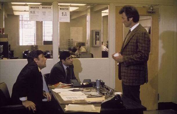 Harry Guardino, Reni Santoni, Clint Eastwood - Drsný Harry - Z filmu