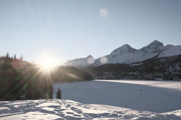 St. Moritz in winter