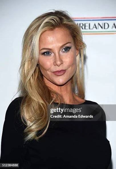 Actress Alison Doody arrives at the 2016 Oscar Wilde Awards at Bad Robot on February 25, 2016 in Santa Monica, California.