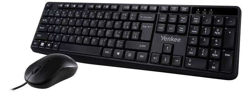 Drátová sada klávesnice a myši | YKM 1007CS AIR | Yenkee