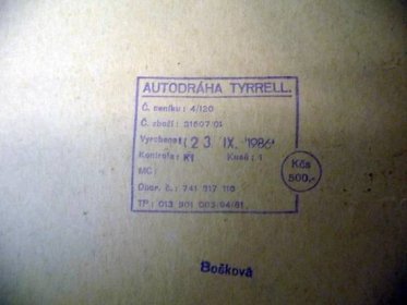 Autodráha Tyrrell - nekompletní - Děti