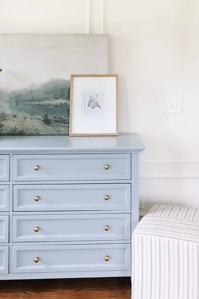 sherwin williams stardew painted dresser