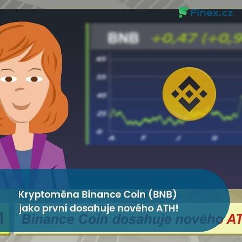 Kryptoměna Binance Coin (BNB) jako první dosahuje nového ATH! » Finex.cz