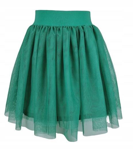 Sukně šifonová zelená tutu Velikost: 104-116 délka 31 cm M