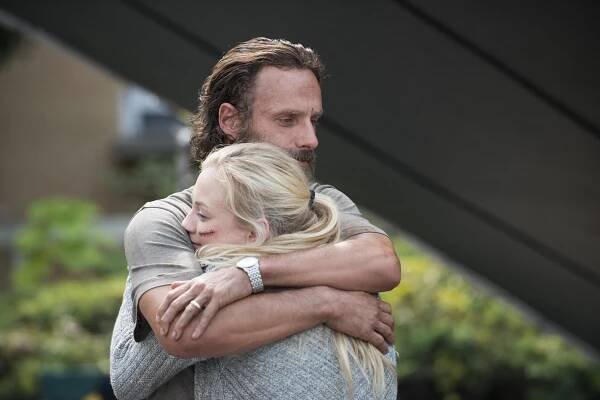 Živí mrtví - Coda - Z natáčení - Andrew Lincoln, Emily Kinney