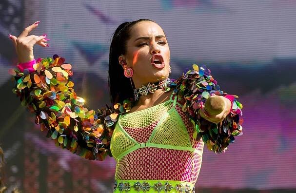 Lali Esposito performs at Lollapalooza Buenos Aires in 2019 - Argentina is one of the sunniest places to visit in March