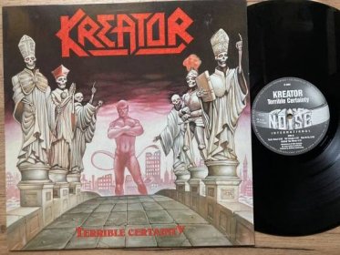 KREATOR Terrible certainty LP 1 PRESS 1987 NOISE EX-  - LP / Vinylové desky