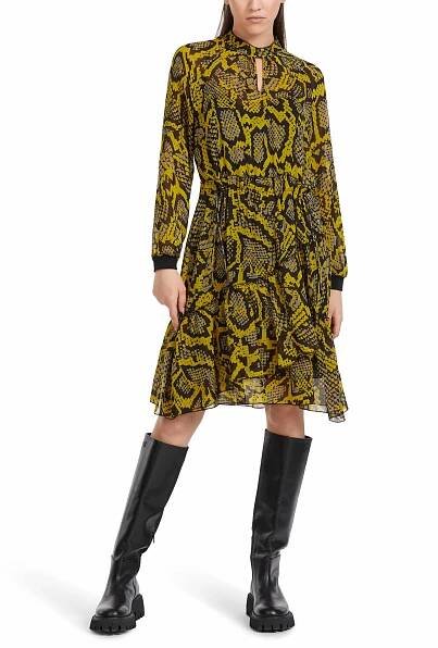 Marc Cain-Kleid mit fantasievollem Kroko-Print-Kleider & Röcke-SALE-ARCHIVIST-OUTLET-SALE