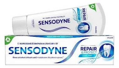 Sensodyne Zubní pasta s fluoridem Repair & Protect Cool Mint 75 ml