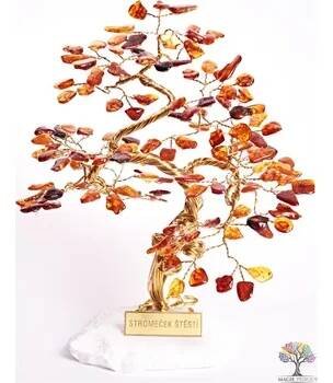 Drahý kámen Magieprirody.cz Jantarový stromeček štěstí 25 cm - B3 - #123