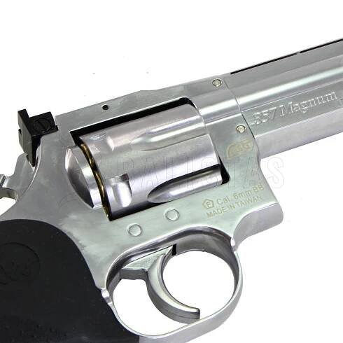 Airsoft Revolver ASG Dan Wesson 715 4''(Silver)