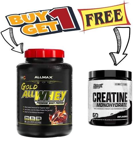 All whey protein with free creatine