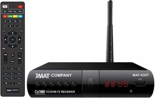 DEKODÉR POZEMNÍHO TV TUNERU HD DVB-T DVB-T2 / WiFi