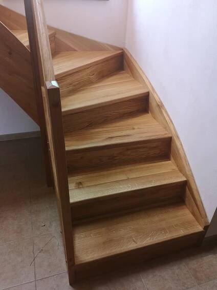 Vyroba schodišť, schodů, nášlapů, stupňů na schody.