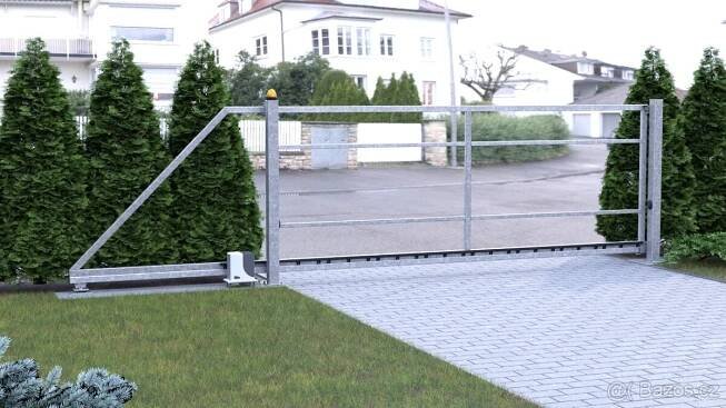 Posuvná brána včetně pohonu Nice Road 400