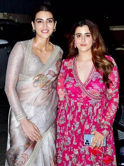 Star cast Saif Ali Khan, Kriti Sanon, Sunny Singh attend the screening of 'Adipurush'