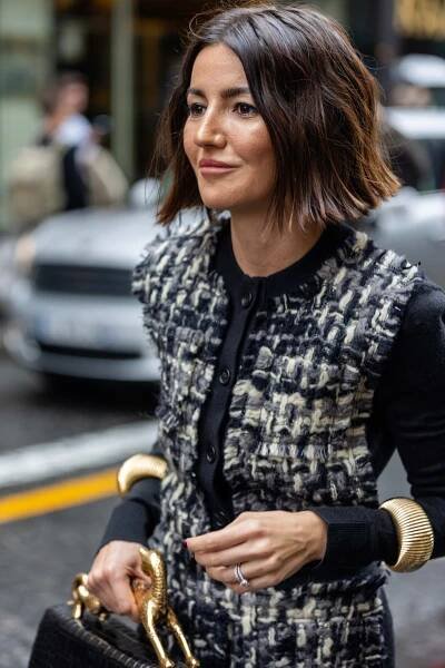 Alexandra Pereira Street Style Lanvin SS22 Paris Fashion Week
