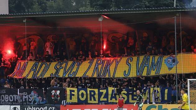FC Zlín - 1. FC Slovácko 1:1 (fanoušci, 2. kolo, červenec 2025)