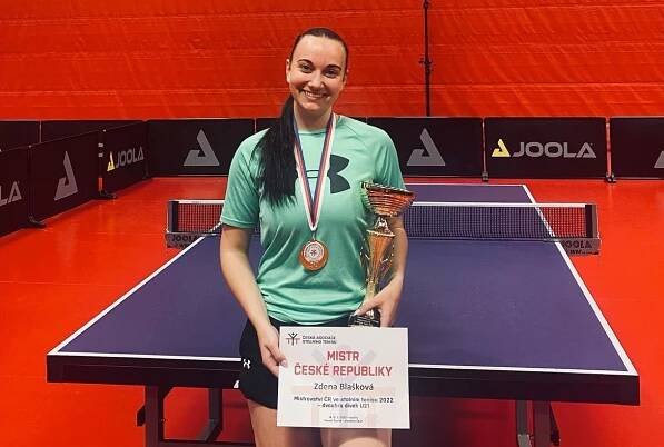 Narozeniny slaví Zdena Blašková, velký talent českého stolního tenisu