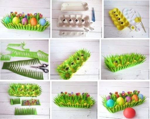 Inspirace na velikonoční tvoření – Využijte staré plato od vajec!
