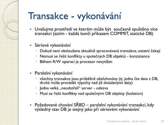 PPT - Úvod do databázových systémů PowerPoint Presentation, free download - ID:2182867