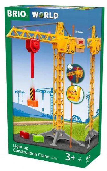 Brio World 33835 Svítící stavební jeřáb